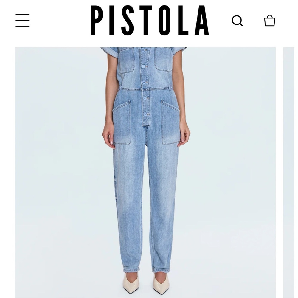 CUTE trendy Light Blue Denim Jumpsuit